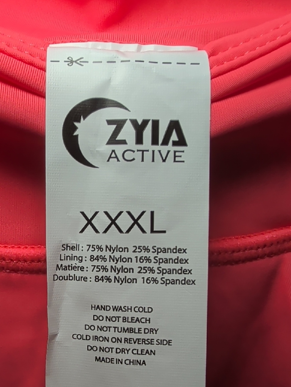 Zyia Grand Slam Skirt Candy Orange Short-Lined Active NEW Women's Size XXXL Long - Picture 2 of 5